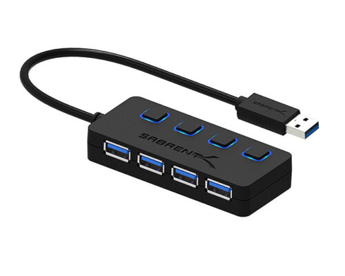 USB 3.0 Hub with Individual Power Switches