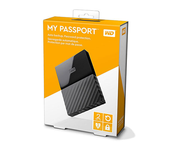 WD My Passport 2TB External Hard Drive