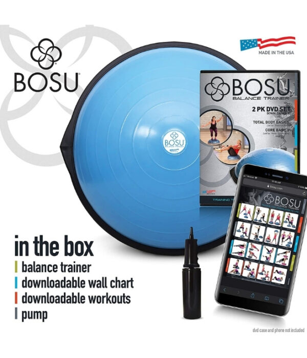 Blue Bosu Balance Trainer